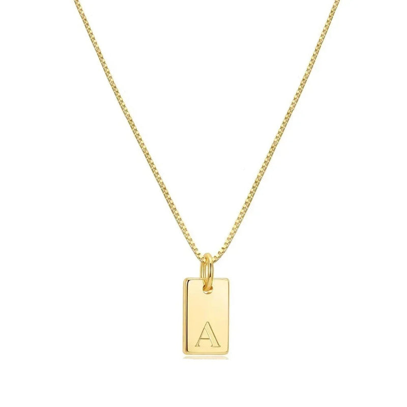 Alphabet Charm Necklace