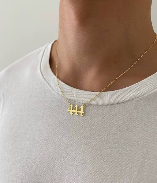 Necklace Unisex Angel Numbers 111-999 - LOVE LINK LDN