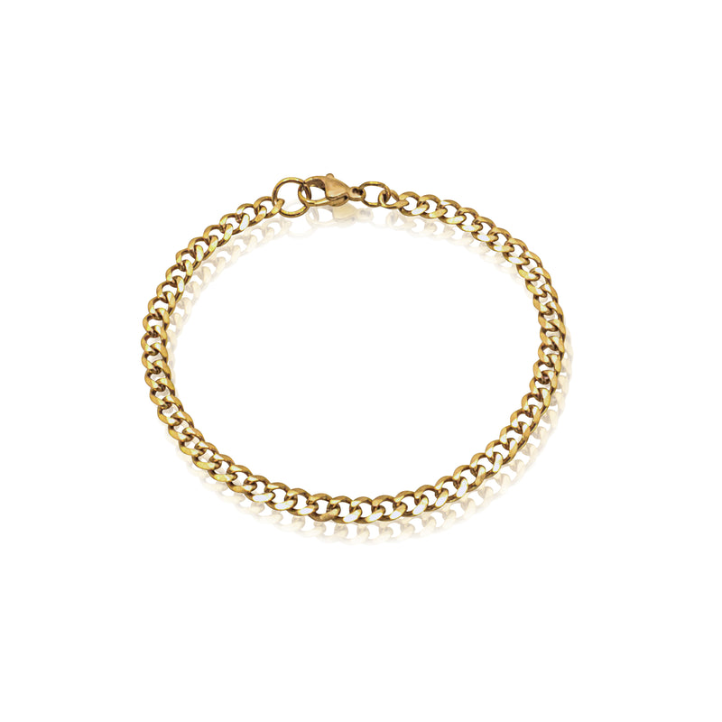 Unisex Curb Chain Bracelet (Various Widths)