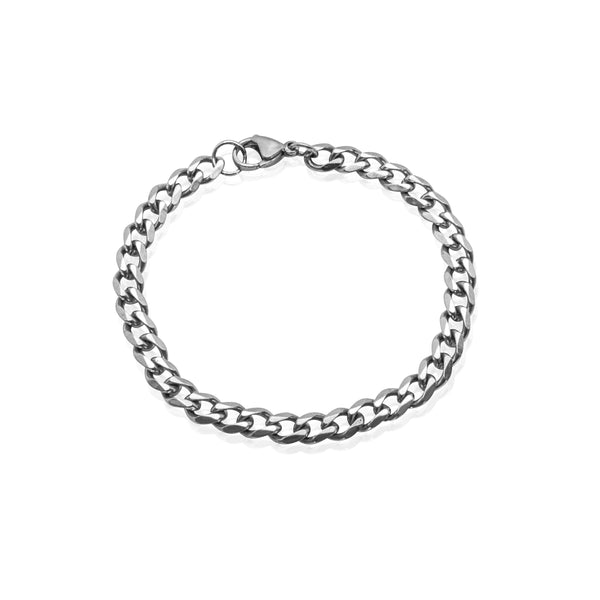 Unisex Curb Chain Bracelet (Various Widths)