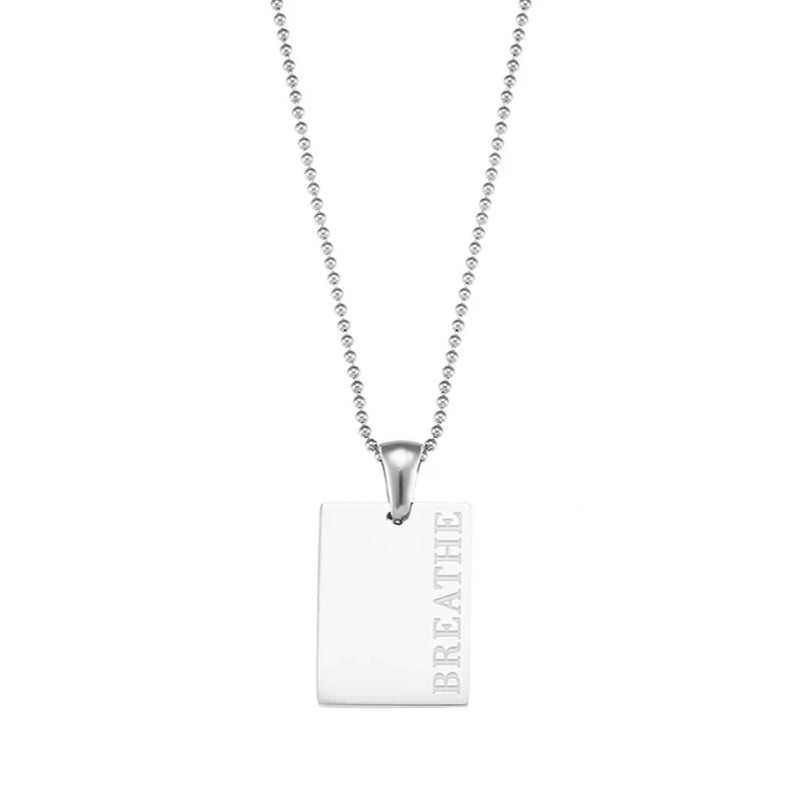 Unveil your unique style with our Silver Colour Casual Bead Chain Waterproof Stainless Steel Tarot Pendant, boasting an eye-catching square geometric design. Crafted with durability and style in mind, these pendants are perfect for expressing your individuality. Whether worn solo or layered, elevate any outfit with these versatile and chic accessories.