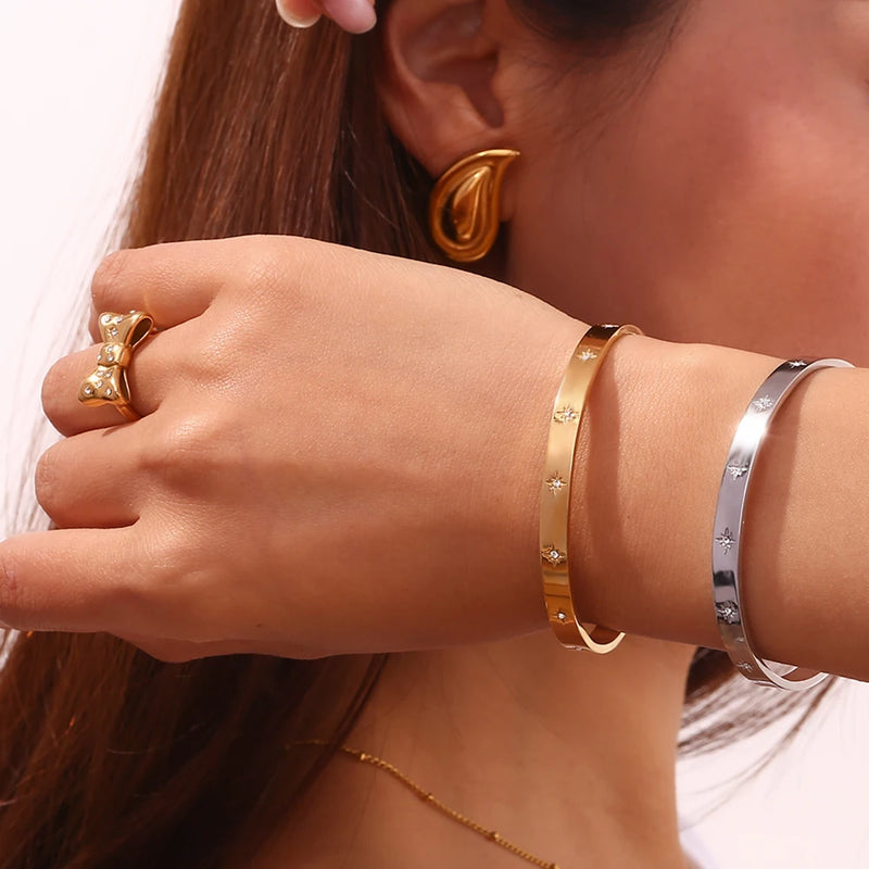 Crystal Star Bangle