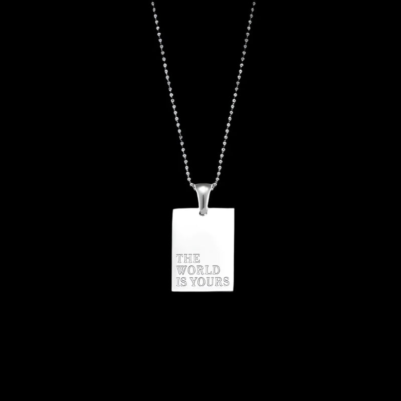 Unveil your unique style with our Silver Colour Casual Bead Chain Waterproof Stainless Steel Tarot Pendant, boasting an eye-catching square geometric design. Crafted with durability and style in mind, these pendants are perfect for expressing your individuality. Whether worn solo or layered, elevate any outfit with these versatile and chic accessories.