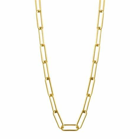 Unisex Paperclip Chain Necklace